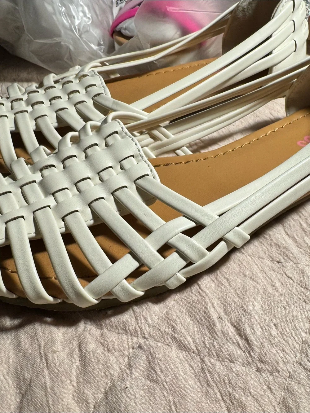 Set of 4 girls sandals some new and some barely worn